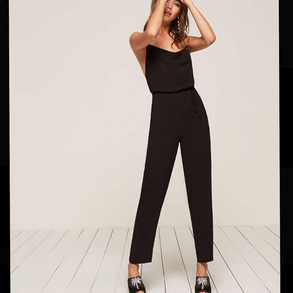 Reformation Plantain Cowl Jumpsuit